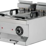 Freidora eléctrica sobremesa 2x10 litros 2x7,2 kW 600x635x285h mm EMP6FE020 Línea 600 Estambul