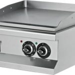 Fry tops Eléctrico sobremesa liso acero rectificado 12 mm 7,2 kW 600x635x285h mm EMP6IE020 Línea 600 Estambul