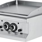 Fry tops a gas sobremesa liso acero rectificado 12 mm 13 kW 600x664x435h mm EMP6IG020 Línea 600 Estambul