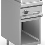 Frytop Eléctrico 40 cm Placa Lisa Cromo Duro con Mueble MFTE74ALC MAGISTRA PLUS 700