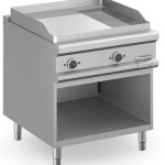 Frytop Eléctrico 80 cm Placa Lisa Cromo Duro con Mueble MFTE98ALC MAGISTRA PLUS 900