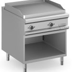 Frytop Eléctrico 80 cm Placa Ranurada Acero Rectificado con Mueble MFTE98AR MAGISTRA PLUS 900