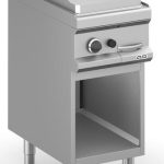 Frytop a gas 40 cm Placa Lisa Acero Rectificado con Mueble MFTG74AL MAGISTRA PLUS 700