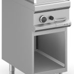Frytop a gas 40 cm Placa Ranurada Acero Rectificado con Mueble MFTG74AR MAGISTRA PLUS 700