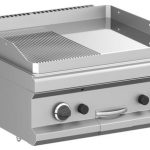 Frytop a gas 70 cm Placa Lisa - Ranurada Cromo Duro Sobremesa MFTG77TLRC MAGISTRA PLUS 701
