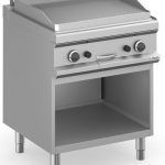 Frytop a gas 70 cm Placa Ranurada Acero Rectificado con Mueble MFTG77AR  MAGISTRA PLUS 700