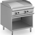 Frytop a gas 80 cm Placa Lisa - Ranurada Acero Rectificado con Mueble MFTG98ALR MAGISTRA PLUS 900