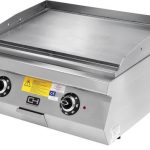 Frytops Eléctrico Cromo Duro Sobremesa 8,4 kW 800x730x300h mm EMPPLS7IE020K Línea 700 Estambul