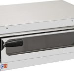 Horno Eléctrico de Pizza Compacto 1 pizza diámetro 35 cm AVEIRO FP20PV con puerta de cristal