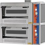 Horno Pizza a Gas capacidad 9 + 9 pizzas diámetro 30 cm EMP9+9G