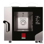 Horno a gas convección MILLENIAL BLACK MASK Gastronomía 5 bandejas GN1/1 MKF511GBM Línea Padova