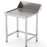 Mesa Acero Inoxidable Para Lavavajillas De Entrada y Salida Sin Estante 1100x750x800h mm IS17511DWOUTS0