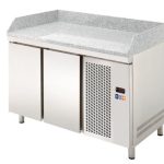 Mesa Refrigerada GN1/1 2 Puertas  Preparación Encimera Granito 1342x700x850h mm Línea CORDOBA MRPG-135