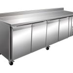 Mesa Refrigerada Snack Acero Inoxidable 4 Puertas 2230x600x960h mm PEKIN SNACK4200TN