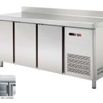 Mesa Snack Refrigerada 2 puertas CRISTAL  Fondo 600 de 1492 x600 x850h mm CORDOBA MRCH-150V