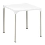 Mesa Terraza de Polipropileno  Blanco 70x70 cm LISBOA BLA
