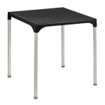 Mesa Terraza de Polipropileno  Negro 70x70 cm LISBOA NEG