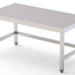 Mesa de Trabajo Acero Inoxidable Baja Central Sin Estante 2000x700x600h mm WTC270200S0