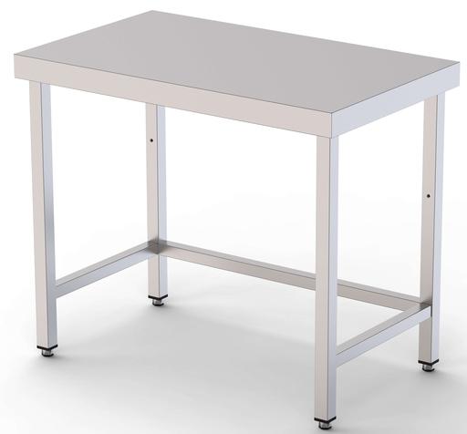 Mesa de Trabajo Acero inoxidable Central Sin Estante 2200x600x850h mm WTC160220S0