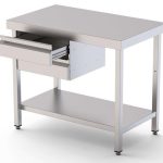 Módulo de Acero Inoxidable De 2 Cajones Con Guías Telescópicas 480x460x345 mm WTA464530D2