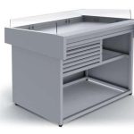 Mostrador Pescado dim.1700x950x990h mm Línea Córdoba DBFP-170