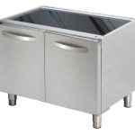 Mueble soporte con puertas 800x610x630h mm D722 Línea Estambul
