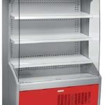 Mural Refrigerado Expositor 4 Estantes Fondo 700 de 705 x700 x1998h mm AVEIRO MPL070-R color rojo