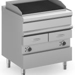 Parrilla de Agua 80 cm con Mueble MWGE78 MAGISTRA PLUS 700