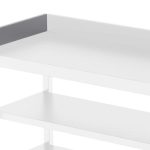 Peto de Acero Inoxidable Para Mesa Mural Lateral Izquierdo Con Fondo 600 mm WTA600LEFSS
