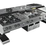 Soporte Voladizo Cocina Central 3600x1370x550h mm EMPPLS7CTV360 Línea 700 Estambul