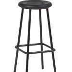 Taburete Armazón Plastificado Negro con Asiento de Espuma Integral BOSTON ESP