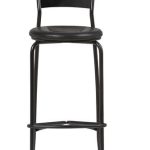 Taburete Armazón Plastificado Negro con Asiento de Espuma Integral FLORIDA ESP