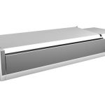 Vitrina 4 cubetas GN1/3 + 1 cubeta GN1/2 con TAPA de 1400 x395 x270h mm PEKIN VRX1400380SL