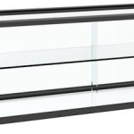 Vitrina Neutra Expositora 2 pisos sin base 920x330x315h mm Línea Pekín XCZ-71L