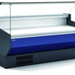 Vitrina Refrigerada Cristal Recto Fondo 1100 dim.1055x1100x1235h mm Línea Córdoba VED-10-10-R-TF