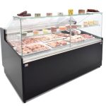 Vitrina Refrigerada Expositora de 1,5 metros Fondo 1100 Frío Ventilado - Exposición Inoxidable -  Línea CORDOBA VRV-150-XL