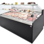 Vitrina Refrigerada Expositora de 2 metros Fondo 1100 Frío Ventilado - Exposición Inoxidable - Línea CORDOBA VRV-200-XL