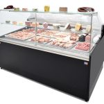 Vitrina Refrigerada Expositora de 2,5 metros Fondo 1100 Frío Ventilado - Exposición Inoxidable - Línea CORDOBA VRV-250-XL