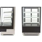 Vitrina Refrigerada Ventilada Total Cristal Recto con 3 estantes de cristal 900X810X1454h mm Línea Pekín XC400L