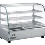 Vitrina caliente sobremostrador 160 litros de 856x568x685h mm Línea Pekín XCR-160L